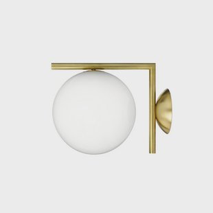 FLOS - IC C/W1 Wandlamp/Plafondlamp Geelkoper