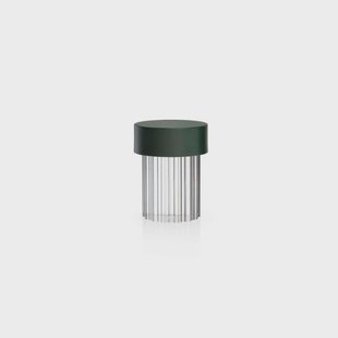 FLOS - Last Order Fluted Portable Tafellamp Matt Green