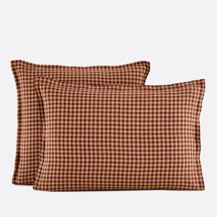 Kussensloop in gewassen linnen, Acélie Bordeaux