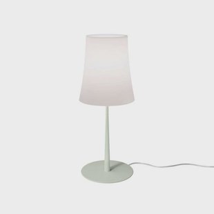 Birdie Easy Grande tafellamp Green Foscarini - Woonkamer - Designer - Metaal - Met lampenkap