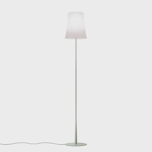 Birdie Easy Reading Vloerlamp Green Foscarini - Woonkamer - Designer - Metaal - Met lampenkap