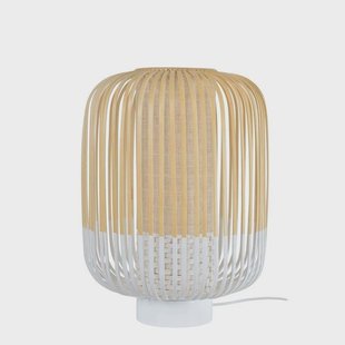 Forestier - Bamboo Taffellamp M White