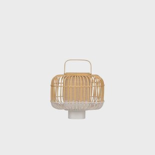 Forestier - Bamboo Square Taffellamp S White