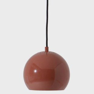 Ball Hanglamp Glossy Red - Frandsen - Woonkamer - Designer - Metaal - 1 lamp