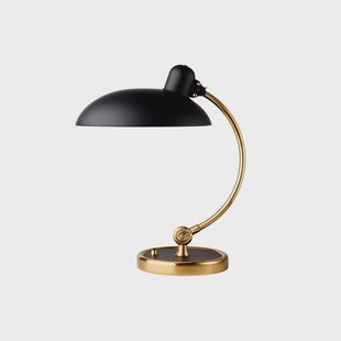 FRITZ HANSEN - Kaiser Idell tafellamp Luxus, zwart/messi