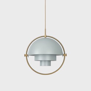 GUBI - Multi-Lite Hanglamp Ø36 Geelkoper/Sea Gray