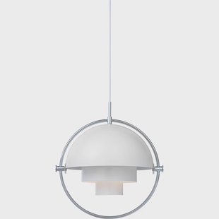 GUBI - Multi-Lite Hanglamp Ø36 Chroom/Wit