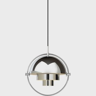 GUBI - Multi-Lite Hanglamp Ø36 Chroom/Chroom