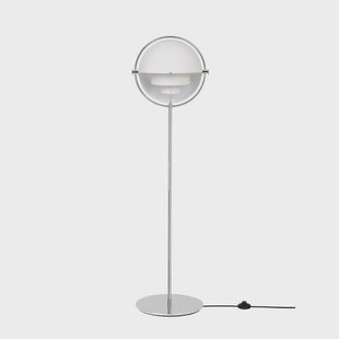 GUBI - Multi-Lite VloerLamp Chroom/Wit