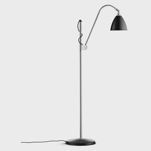 GUBI - Bestlite Bl3 VloerLamp Ø16 Chroom Zwart