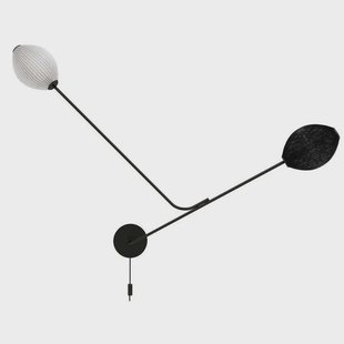 GUBI - Satellite Wandlamp Black/White