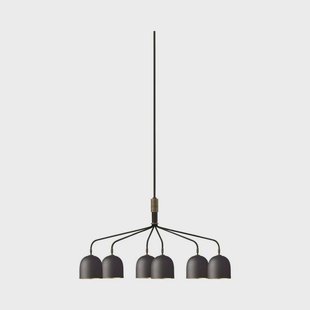 GUBI - Howard 6 Kroonluchter Gunmetal