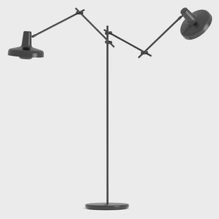 GRUPA - Arigato VloerLamp Dubbel Zwart