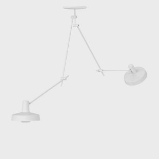 GRUPA - Arigato Plafondlamp Double Long Wit
