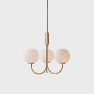 Herstal - Ballon Kroonluchter Brass