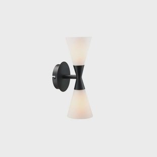 Herstal - Harlekin Wandlamp Duo Matt Black