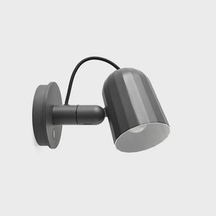 HAY - Noc Button Wandlamp HW Donker Grey