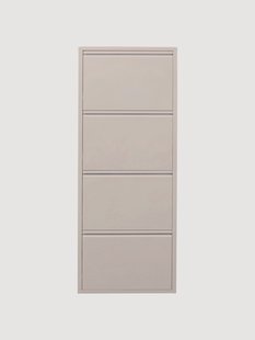 Wandschoenenkast Caruso met opvouwbare vakken