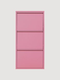 Wandkapstok Caruso met opvouwbare vakken