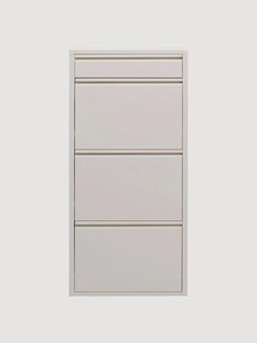 Wandschoenenkast Caruso met opvouwbare vakken