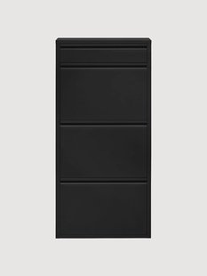 Wandschoenenkast Caruso met opvouwbare vakken