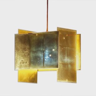 Ingo Maurer - 24 Karat Blau Hanglamp 230cm
