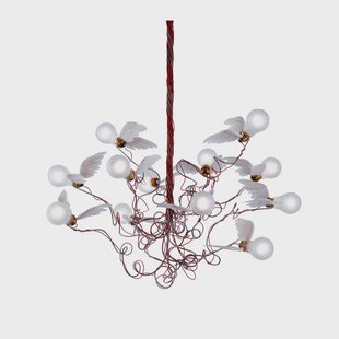 Ingo Maurer - Birdie LED Hanglamp Rood