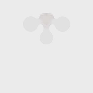 kdln - Atomium Wand-/Plafondlamp White