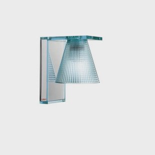 Kartell - Light Air Wandlamp Sculped Licht Blauw