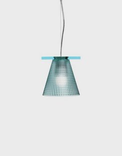 Kartell - Light Air Hanglamp Sculped Licht Blauw