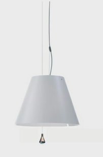 Lady Costanza Hanglamp White - Luceplan - Woonkamer - Designer - Kunststof - 1 lamp