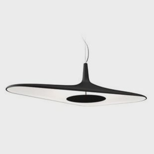 Soleil Noir Hanglamp 35 Zwart Luceplan - Woonkamer - Designer - Kunststof - 1 lamp