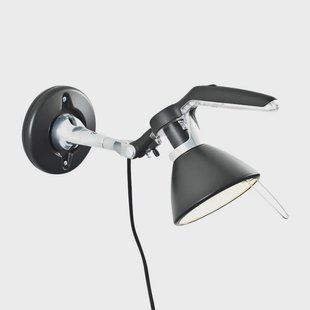 Luceplan - Fortebraccio Wandlamp Zwart E14