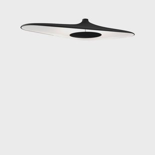 Soleil Noir Plafondlamp 185 Zwart Luceplan - Woonkamer - Designer - Kunststof - Met afstand