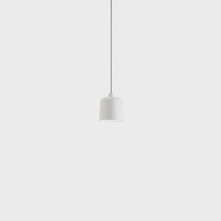 Zile Hanglamp Ø20 Matt White - Luceplan - Woonkamer - Designer - Kunststof - 1 lamp