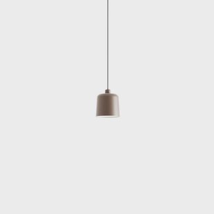 Zile Hanglamp Ø20 Matt Brick Red Luceplan - Woonkamer - Designer - Kunststof - 1 lamp