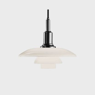 Louis Poulsen - PH 3/2 hanglamp, chroom/opaal, Ø 29 cm