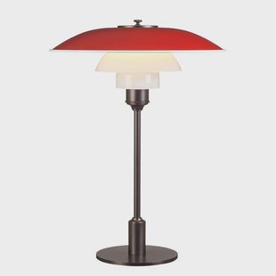 Louis Poulsen - PH 3½-2½ Tafellamp Rood