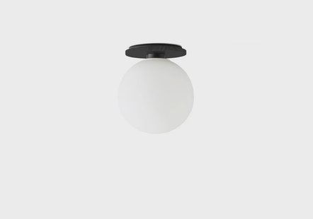 Audo Copenhagen - TR Bulb LED plafondlamp, zwart/opaal