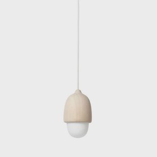 MATER - Terho Hanglamp Small Natural/White Opal