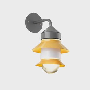 MARSET - Santorini Wandlamp IP65 Fixed Mosterd Geel