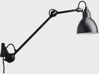Lampe Gras - 222 Wandlamp Zwart/Zwart