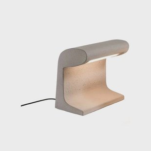 Borne Béton Petite tafellamp, 3000K, grijs Nemo Lighting - Terras - Beton