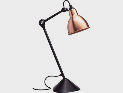 Lampe Gras - 205 Tafellamp Zwart/Koper