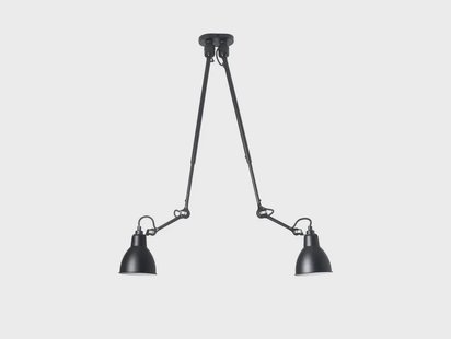 Lampe Gras - 302 Dubbel Plafondlamp Zwart