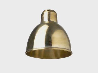Lampe Gras - Scherm Classic Round Ø140 Raw Brass