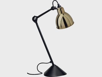 Lampe Gras - 205 Tafellamp Zwart/Geelkoper