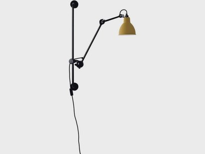 Lampe Gras - 210 Wandlamp Geel/Zwart