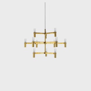 Crown Minor Hanglamp Gold Plated Nemo Lighting - Eetkamer