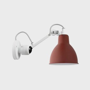 Lampe Gras - 304 Wandlamp Wit/Rood